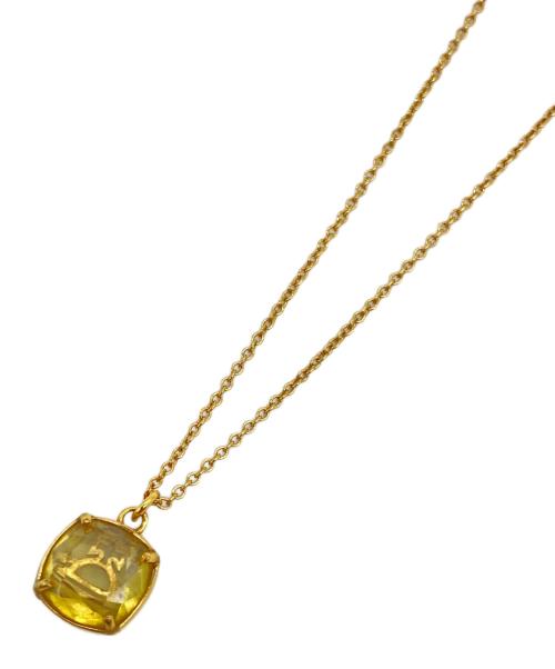 Vivienne Westwood（ヴィヴィアンウエストウッド）Vivienne Westwood (ヴィヴィアンウエストウッド) オーブストーンネックレス ゴールドカラーの古着・服飾アイテム