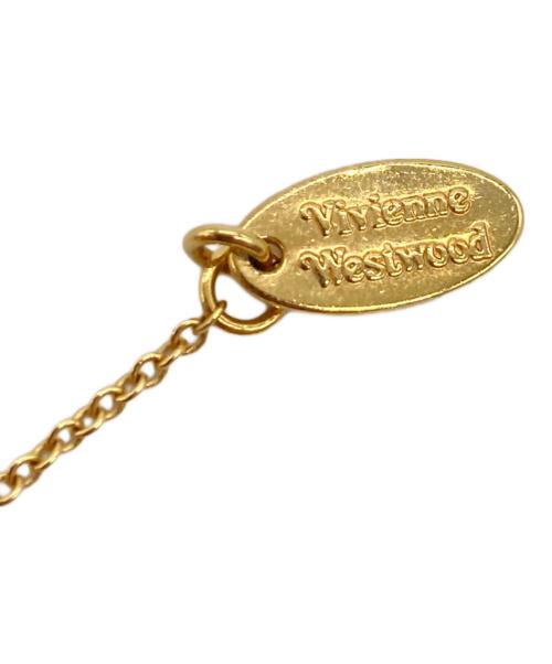 Vivienne Westwood（ヴィヴィアンウエストウッド）Vivienne Westwood (ヴィヴィアンウエストウッド) オーブストーンネックレス ゴールドカラーの古着・服飾アイテム