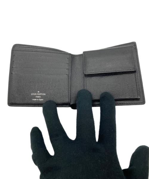 LOUIS VUITTON（ルイ ヴィトン）LOUIS VUITTON (ルイ ヴィトン) 2つ折り財布/ダミエ・グラフィット・ポルトフォイユ・マルコ ブラックの古着・服飾アイテム