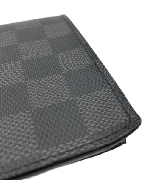 LOUIS VUITTON（ルイ ヴィトン）LOUIS VUITTON (ルイ ヴィトン) 2つ折り財布/ダミエ・グラフィット・ポルトフォイユ・マルコ ブラックの古着・服飾アイテム