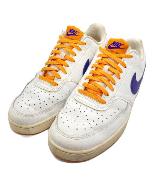 417 by EDIFICE（417 バイ エディフィス）417 by EDIFICE (417 バイ エディフィス) COURT VISION LO NBA ホワイト×パープル サイズ:27の古着・服飾アイテム