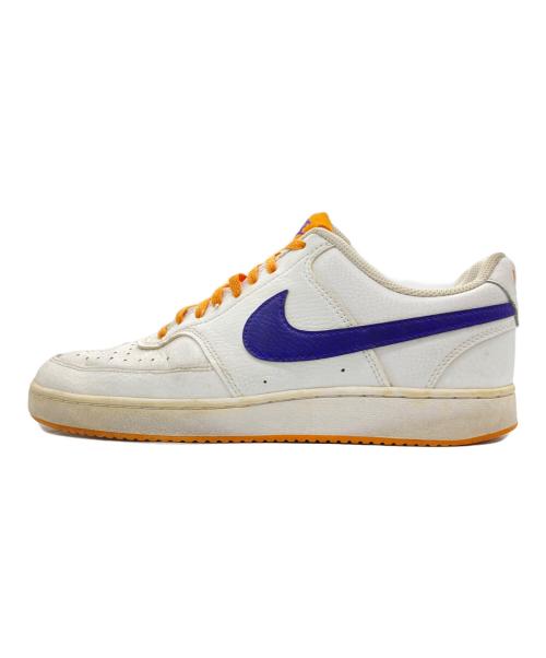 417 by EDIFICE（417 バイ エディフィス）417 by EDIFICE (417 バイ エディフィス) COURT VISION LO NBA ホワイト×パープル サイズ:27の古着・服飾アイテム