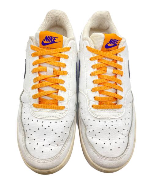 417 by EDIFICE（417 バイ エディフィス）417 by EDIFICE (417 バイ エディフィス) COURT VISION LO NBA ホワイト×パープル サイズ:27の古着・服飾アイテム