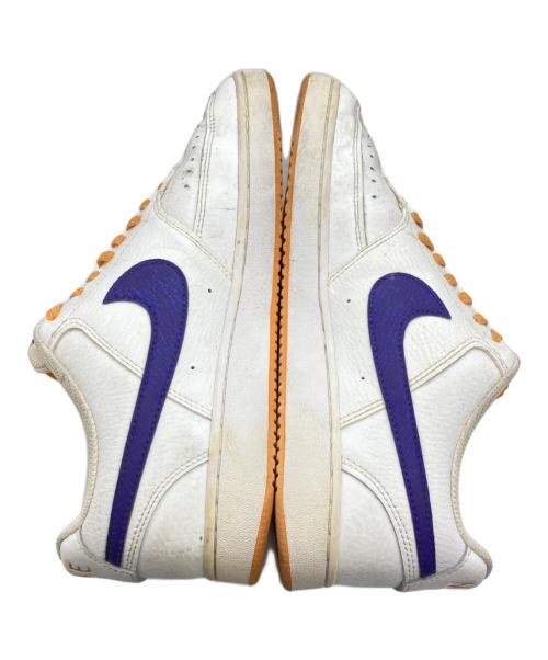 417 by EDIFICE（417 バイ エディフィス）417 by EDIFICE (417 バイ エディフィス) COURT VISION LO NBA ホワイト×パープル サイズ:27の古着・服飾アイテム