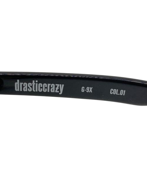 DRASTIC CRAZY（ドラスティッククレイジー）DRASTIC CRAZY (ドラスティッククレイジー) サングラス ブラックの古着・服飾アイテム