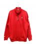 Aape BY A BATHING APE（エーエイプ バイ アベイシングエイプ）の古着「ハーフジップスウェット」｜レッド