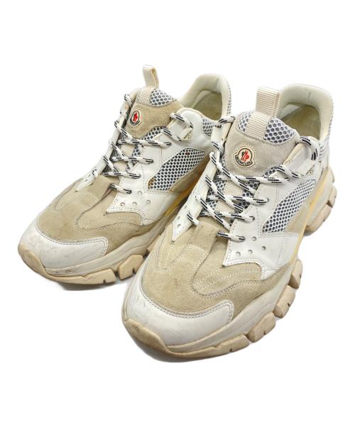 MONCLER（モンクレール）MONCLER (モンクレール) ノートレイスダッドスニーカー ホワイト サイズ:40の古着・服飾アイテム