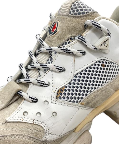 MONCLER（モンクレール）MONCLER (モンクレール) ノートレイスダッドスニーカー ホワイト サイズ:40の古着・服飾アイテム