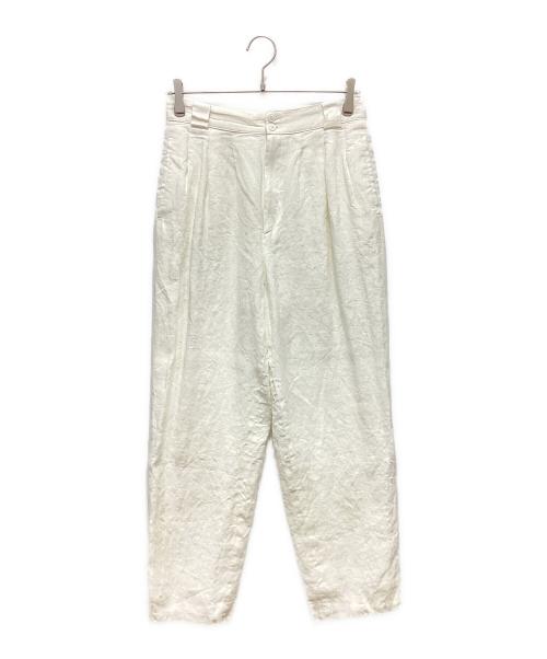 COLLECTIBLE GOLD（コレクティブル ゴールド）COLLECTIBLE GOLD (コレクティブル ゴールド) リネンパンツ ホワイト サイズ:12の古着・服飾アイテム
