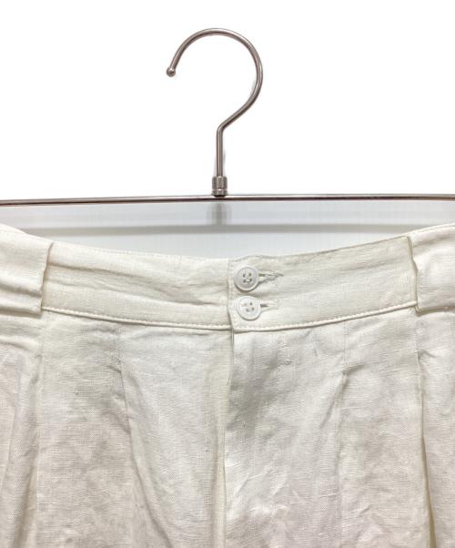 COLLECTIBLE GOLD（コレクティブル ゴールド）COLLECTIBLE GOLD (コレクティブル ゴールド) リネンパンツ ホワイト サイズ:12の古着・服飾アイテム