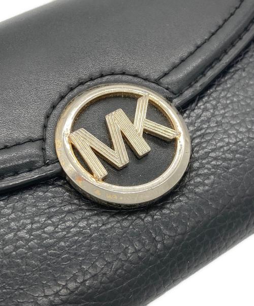 MICHAEL KORS（マイケルコース）MICHAEL KORS (マイケルコース) 長財布 ブラックの古着・服飾アイテム