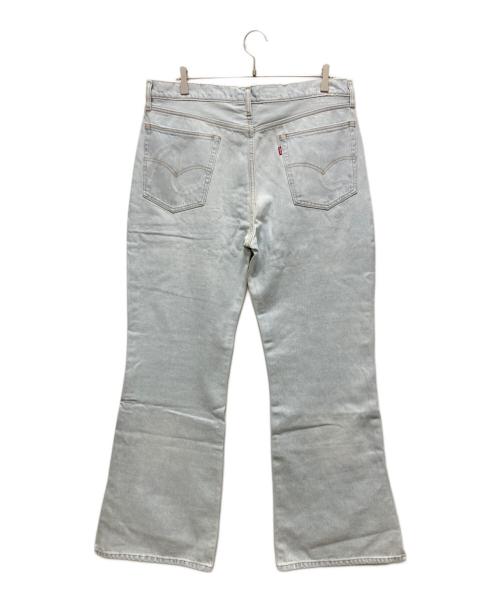 ERL（イーアールエル）ERL (イーアールエル) LEVI'S (リーバイス) スリットブーツカットデニムパンツ サックスブルー サイズ:38 未使用品の古着・服飾アイテム