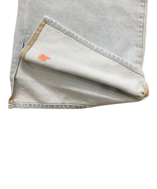 ERL（イーアールエル）ERL (イーアールエル) LEVI'S (リーバイス) スリットブーツカットデニムパンツ サックスブルー サイズ:38 未使用品の古着・服飾アイテム