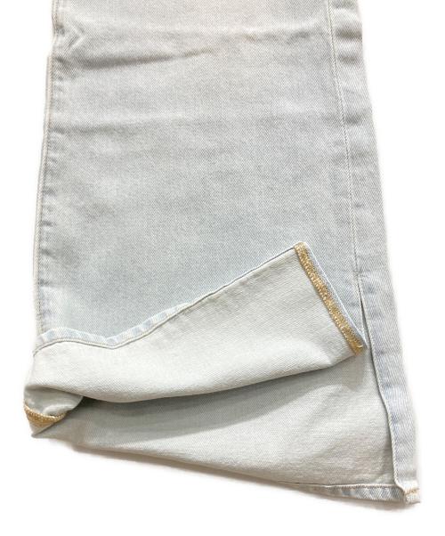 ERL（イーアールエル）ERL (イーアールエル) LEVI'S (リーバイス) スリットブーツカットデニムパンツ サックスブルー サイズ:38 未使用品の古着・服飾アイテム