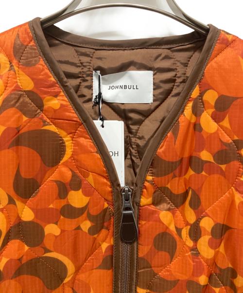 JOHNBULL（ジョンブル）JOHNBULL (ジョンブル) キルティングジャケット オレンジ サイズ:L 未使用品の古着・服飾アイテム