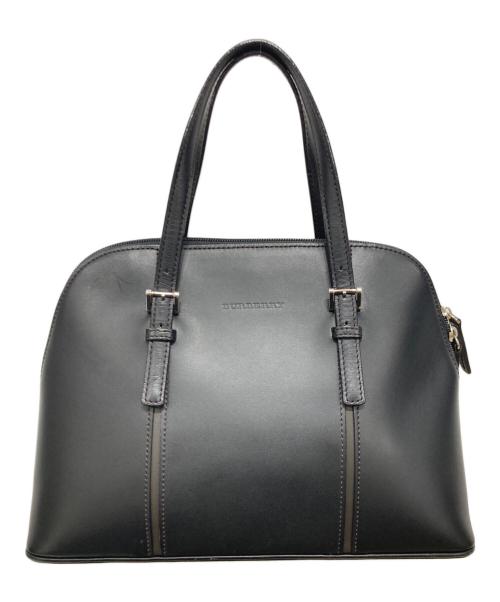 BURBERRY（バーバリー）BURBERRY (バーバリー) ミニボストンバッグ ブラックの古着・服飾アイテム