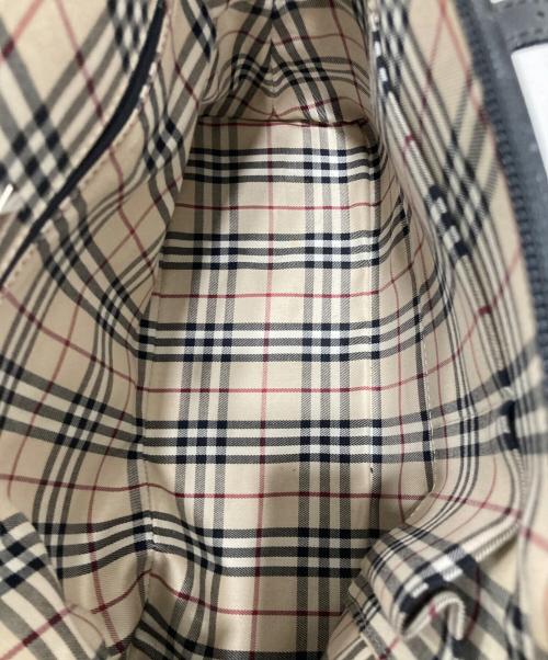 BURBERRY（バーバリー）BURBERRY (バーバリー) ミニボストンバッグ ブラックの古着・服飾アイテム