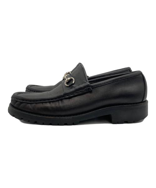 GUCCI（グッチ）GUCCI (グッチ) ホースビットローファー ブラック サイズ:SIZE 7の古着・服飾アイテム