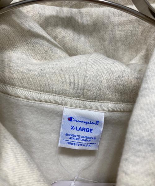Champion（チャンピオン）Champion (チャンピオン) フーデッドスウェットシャツ オートミール サイズ:XLサイズ 未使用品の古着・服飾アイテム