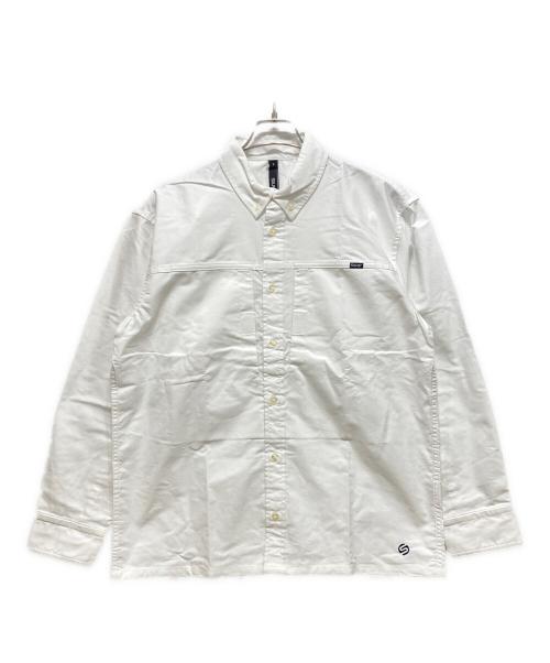 SILAS（サイラス）SILAS (サイラス) OXFORD L/S SHIRT ホワイト サイズ:Lサイズ 未使用品の古着・服飾アイテム