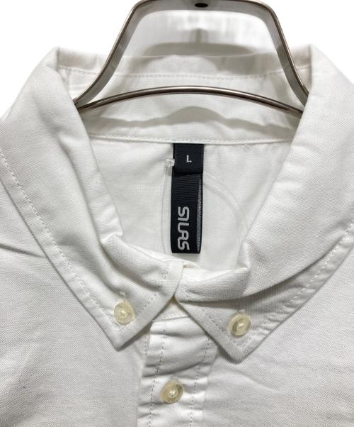 SILAS（サイラス）SILAS (サイラス) OXFORD L/S SHIRT ホワイト サイズ:Lサイズ 未使用品の古着・服飾アイテム