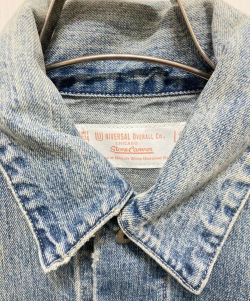 UNIVERSAL OVERALL（ユニバーサルオーバーオール）UNIVERSAL OVERALL (ユニバーサルオーバーオール) 12.75oz CONE DENIM REMAKE COVERALL インディゴ サイズ:Mサイズ 未使用品の古着・服飾アイテム