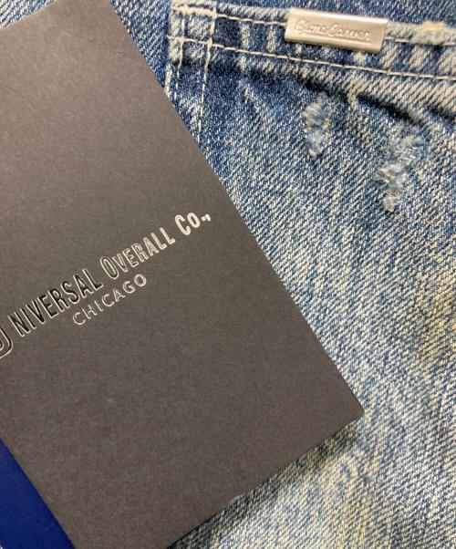 UNIVERSAL OVERALL（ユニバーサルオーバーオール）UNIVERSAL OVERALL (ユニバーサルオーバーオール) 12.75oz CONE DENIM REMAKE COVERALL インディゴ サイズ:Mサイズ 未使用品の古着・服飾アイテム