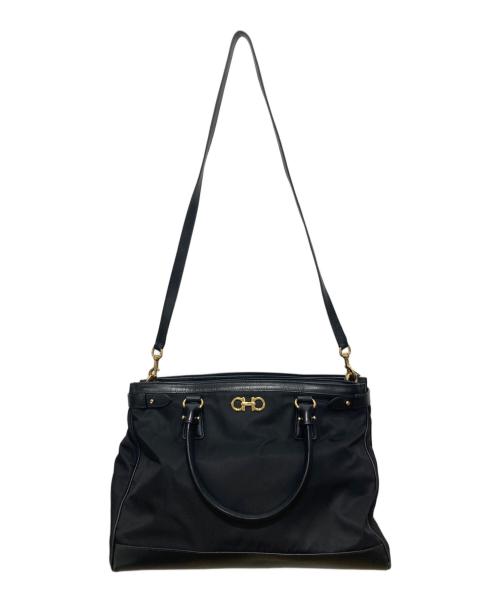 Salvatore Ferragamo（サルヴァトーレ フェラガモ）Salvatore Ferragamo (サルヴァトーレ フェラガモ) トートバッグ ブラックの古着・服飾アイテム