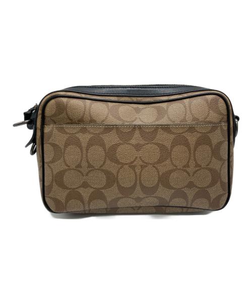 COACH（コーチ）COACH (コーチ) ショルダーバッグ ブラウン×ブラックの古着・服飾アイテム