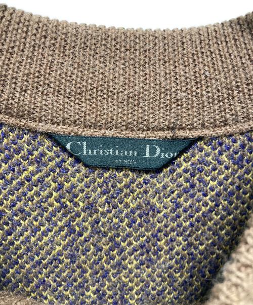 Christian Dior Sports（クリスチャン ディオールスポーツ）Christian Dior Sports (クリスチャン ディオールスポーツ) 厚手ニット ブラウン サイズ:SIZE 表記なしの古着・服飾アイテム