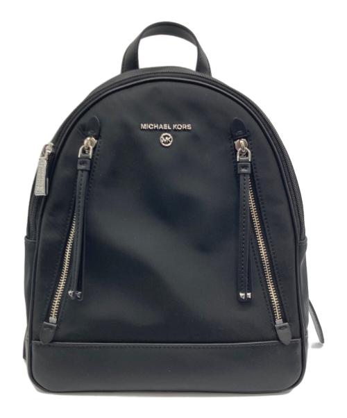 MICHAEL KORS（マイケルコース）MICHAEL KORS (マイケルコース) バックパックミディアム ブラックの古着・服飾アイテム