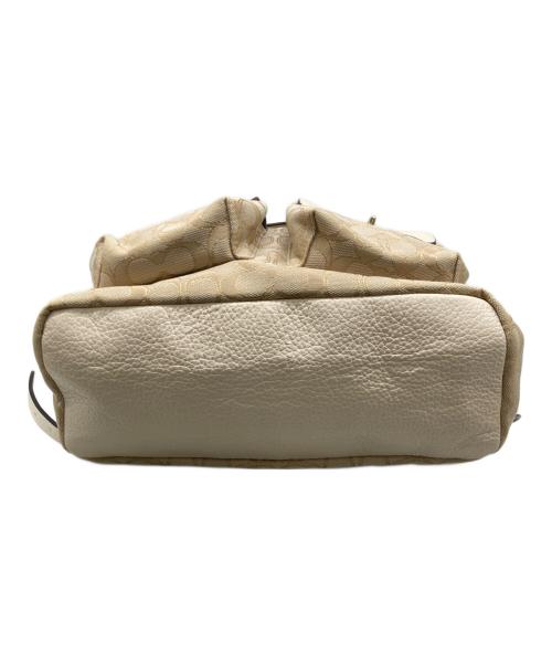 COACH（コーチ）COACH (コーチ) ビリー バックパック ホワイト×ベージュの古着・服飾アイテム