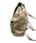 COACH (コーチ) ビリー バックパック ホワイト×ベージュ：12000円