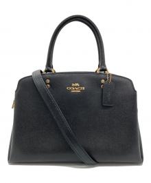 COACH（コーチ）の古着「2WAYハンドバッグ」｜ブラック