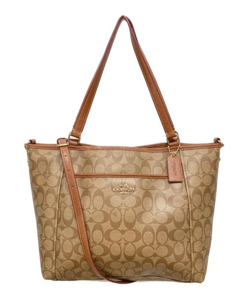 COACH（コーチ）COACH (コーチ) 2WAYショルダーバッグ ブラウンの古着・服飾アイテム