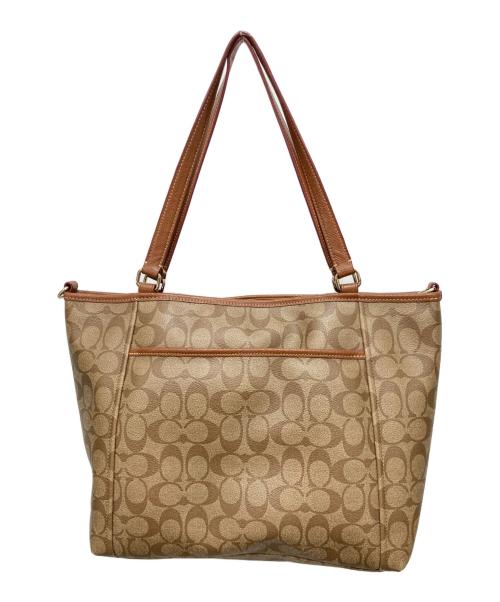 COACH（コーチ）COACH (コーチ) 2WAYショルダーバッグ ブラウンの古着・服飾アイテム