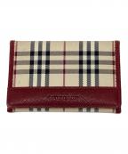 BURBERRYバーバリー）の古着「カードケース」｜ベージュ×ブラウン