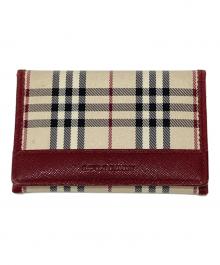 BURBERRY（バーバリー）の古着「カードケース」｜ベージュ×ブラウン
