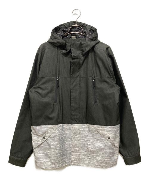 LRG（エルアールジー）LRG (エルアールジー) マウンテンパーカー グレー×ホワイト サイズ:XLサイズの古着・服飾アイテム