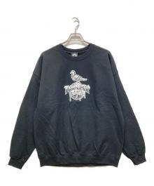 THRASHER（スラッシャー）の古着「クルーネックスウェット」｜ブラック