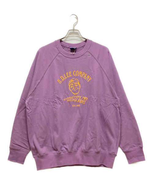 LEE（リー）LEE (リー) クルーネックスウェット パープル サイズ:XXLサイズ 未使用品の古着・服飾アイテム