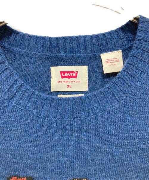LEVI'S（リーバイス）LEVI'S (リーバイス) 厚手ニット ネイビー サイズ:XLサイズ 未使用品の古着・服飾アイテム