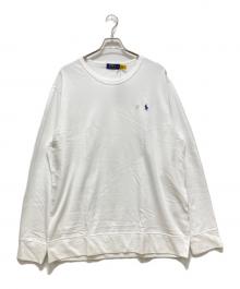POLO RALPH LAUREN（ポロ・ラルフローレン）の古着「スパテリースウェットシャツ」｜ホワイト