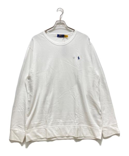 POLO RALPH LAUREN（ポロ・ラルフローレン）POLO RALPH LAUREN (ポロ・ラルフローレン) スパテリースウェットシャツ ホワイト サイズ:XXLサイズ 未使用品の古着・服飾アイテム
