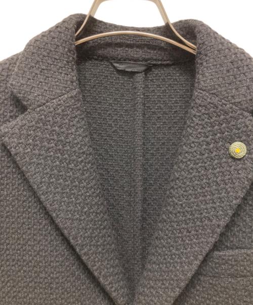Lubiam（ルビアム）Lubiam (ルビアム) ワッフルコート ブラック サイズ:44の古着・服飾アイテム