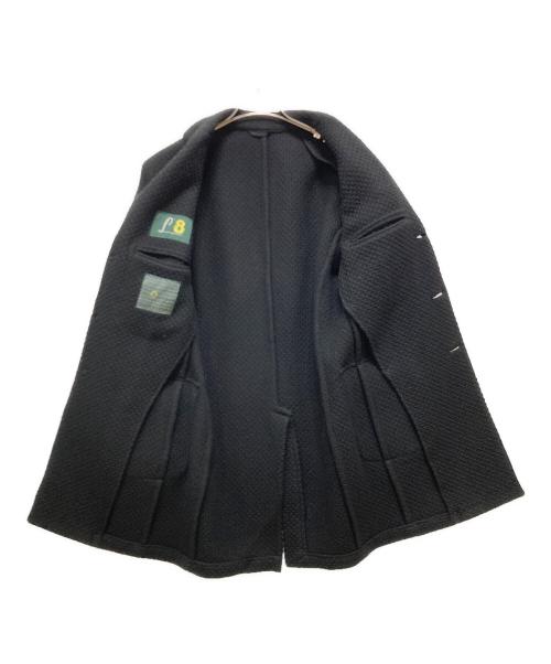 Lubiam（ルビアム）Lubiam (ルビアム) ワッフルコート ブラック サイズ:44の古着・服飾アイテム