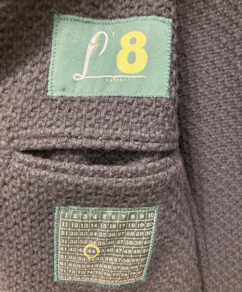 Lubiam（ルビアム）Lubiam (ルビアム) ワッフルコート ブラック サイズ:44の古着・服飾アイテム