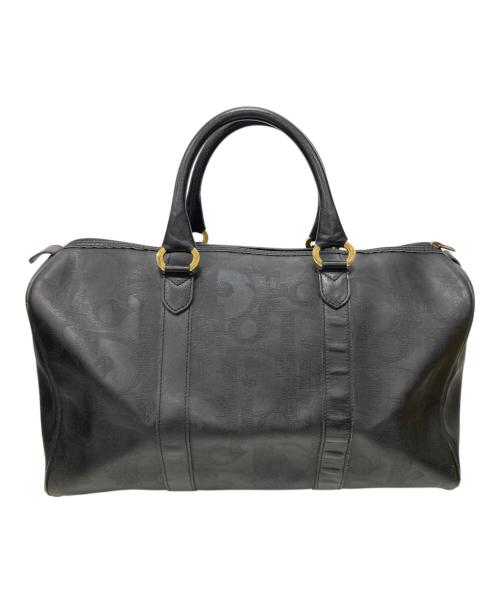 Christian Dior（クリスチャン ディオール）Christian Dior (クリスチャン ディオール) ボストンバッグ ブラック×ゴールドの古着・服飾アイテム