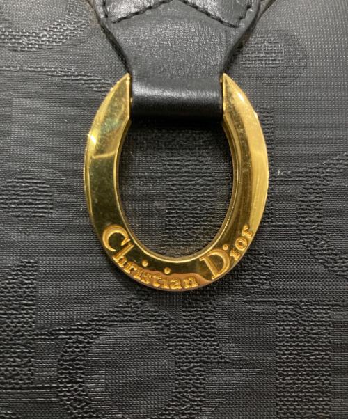 Christian Dior（クリスチャン ディオール）Christian Dior (クリスチャン ディオール) ボストンバッグ ブラック×ゴールドの古着・服飾アイテム