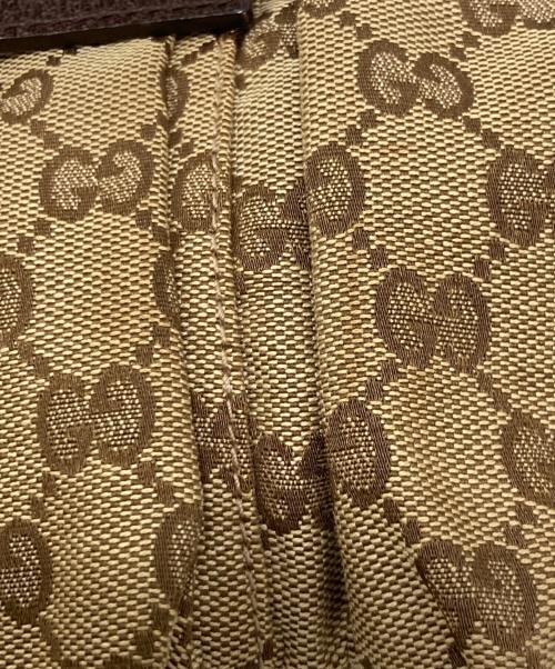 GUCCI（グッチ）GUCCI (グッチ) ウエストポーチ/GGキャンバス ブラウン×ベージュの古着・服飾アイテム